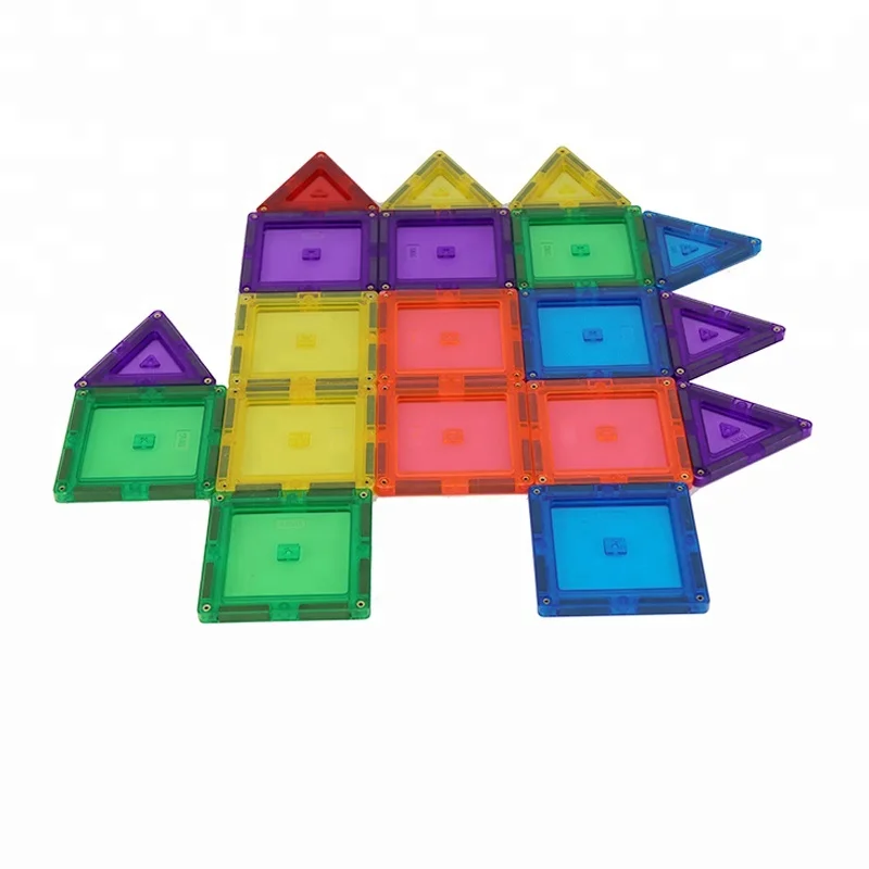 
32pcs set DIY Construction block toys kids intelligent magnetic building set tiles for brain develop 