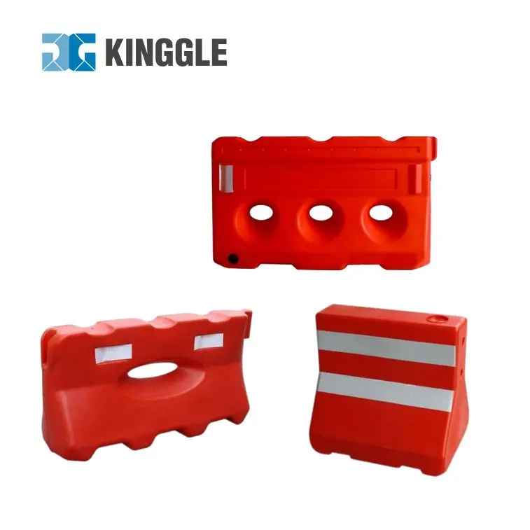 plastic traffic furniture road barrier blow mold price