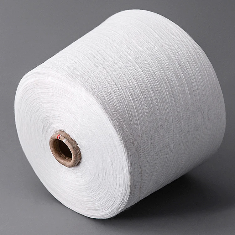 
Ready To Ship Polyester Knitting Twisted Native White Yarn 40/2 