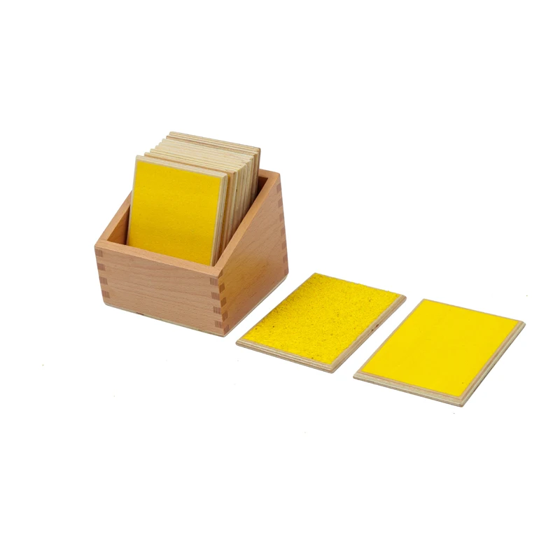 Montessori Material Montessori Teaching Aids Factory wholesale wooden educational toys Hot sell AMI Touch Boards with Box