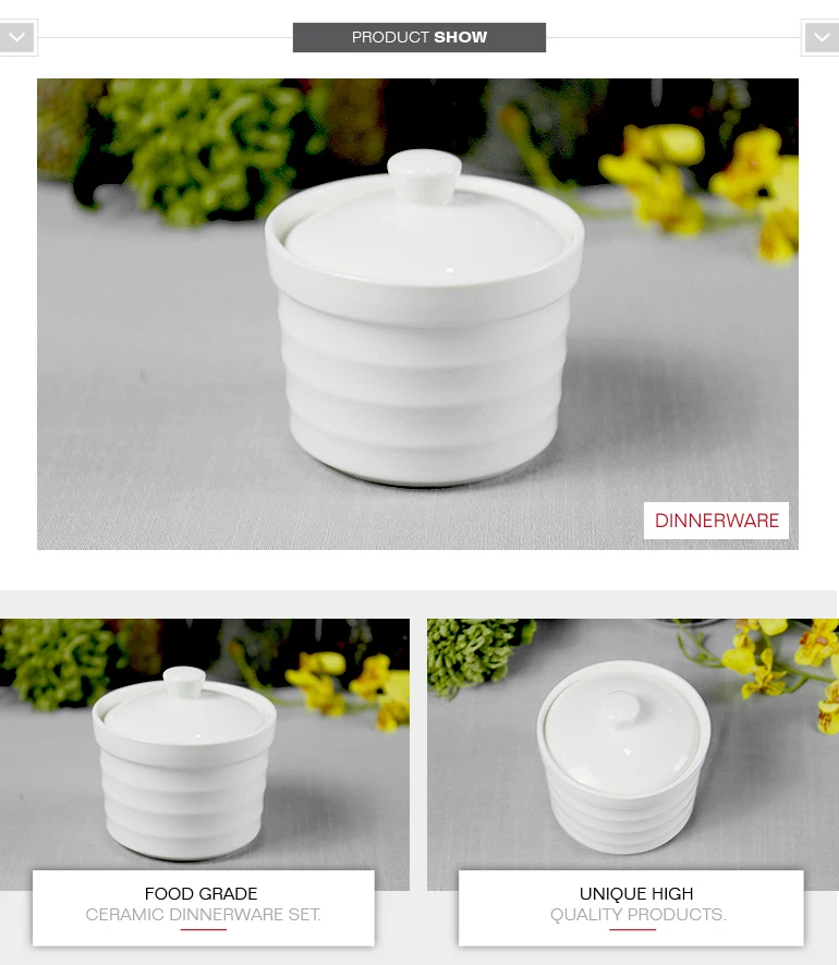 best saling line casserole cookware ceramic soup&stock pots sugar pot for tableware