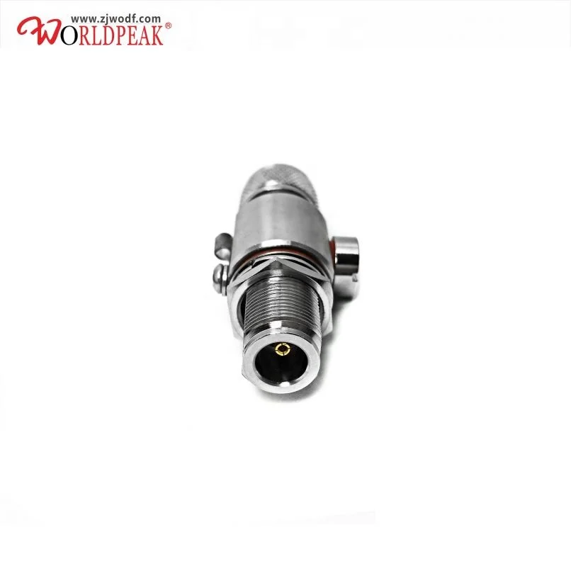 Female to N lightning jack bulkhead to male type coax surge protector 0-6g arrester rf connector arrestor