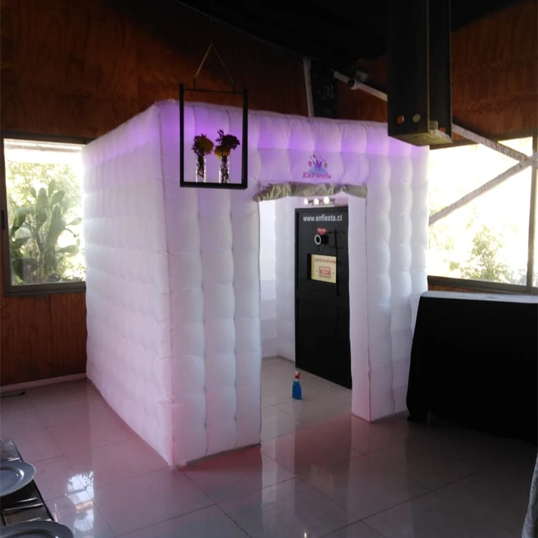 
Commercial Rental Use High Quality 2.5x2.5m Inflatable Led Light Photo Booth 