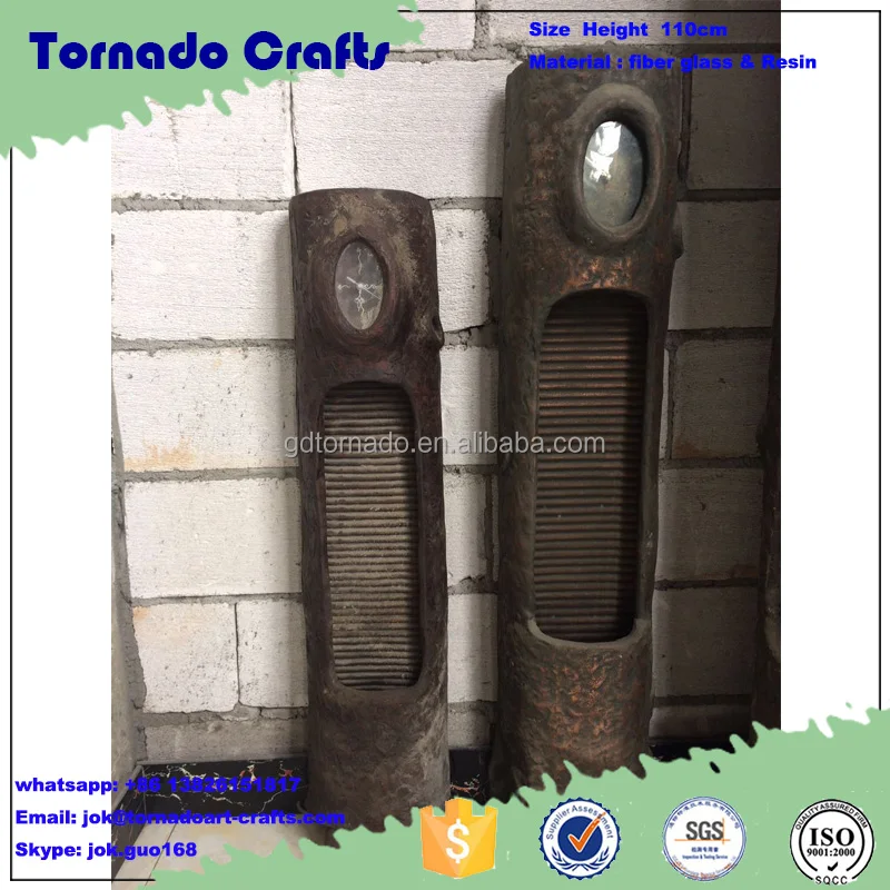 Classic Chinese Hotel Club restaurant decoration water landscape vase large courtyard ornaments soft decoration