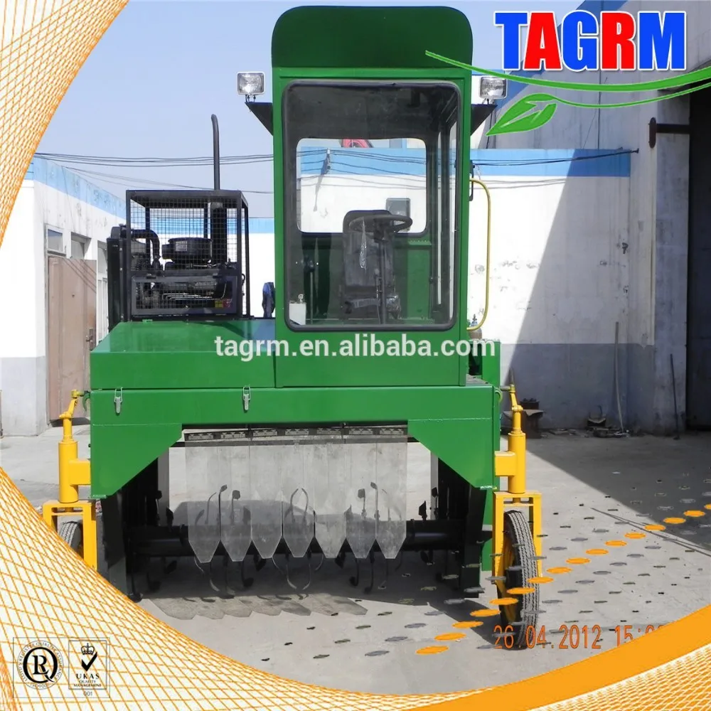 Органическое удобрение компост токарный станок TAGRM manufacturering корова навоза компост токарь