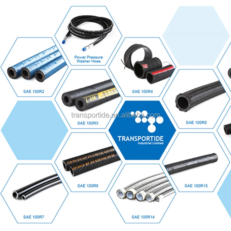 Made in China flexible fiber braided rubber air hose