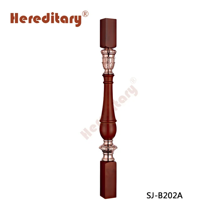Prefabricated stairs balusters mould wooden staircase railing pillar designs in india