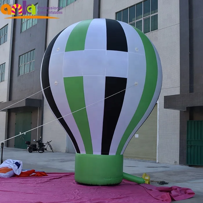 High quality inflatable ground balloon/hot air balloon with stripe for sale