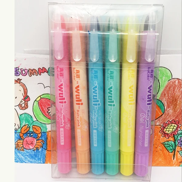 FUNWOOD GQC Factory Wholesale Fancy Quality Multi Color Crayons For Kids,Twist Kids Crayon,Vivid Color