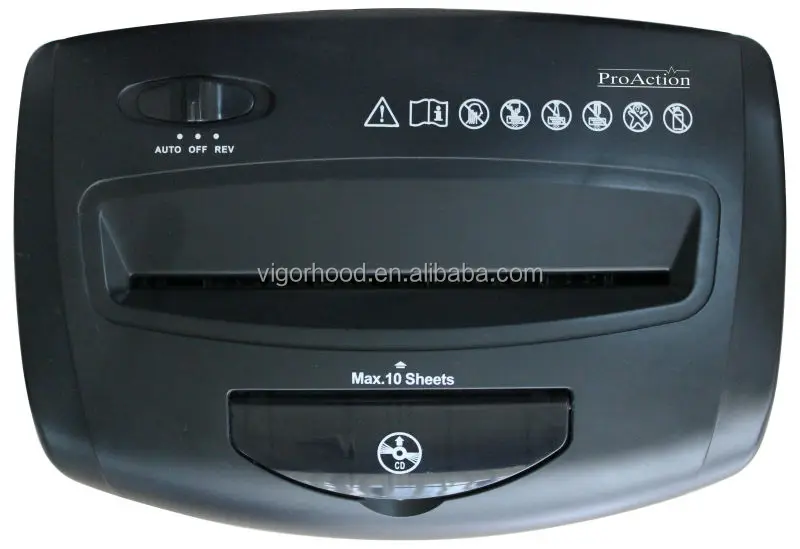 Vigorhood 10 sheets Cross Cut Paper Shredder W/CD VS1008CD