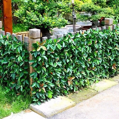 Artificial plastic garden fence pvc fence wood fence garden plastic plants artificial plants trellis wood  garden for decoration