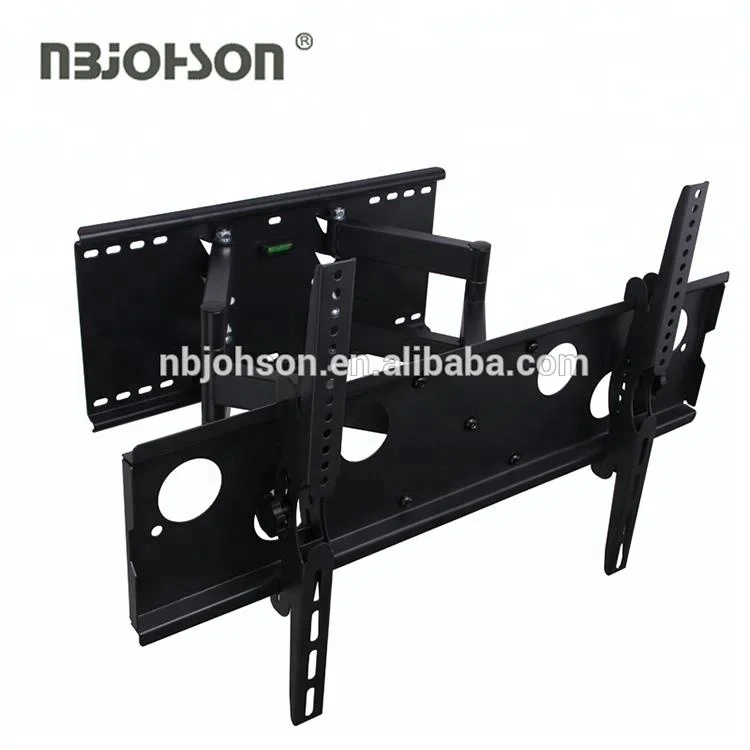 Двойной рычаг 180 градусов поворотный пульт дистанционного управления ТВ настенный кронштейн