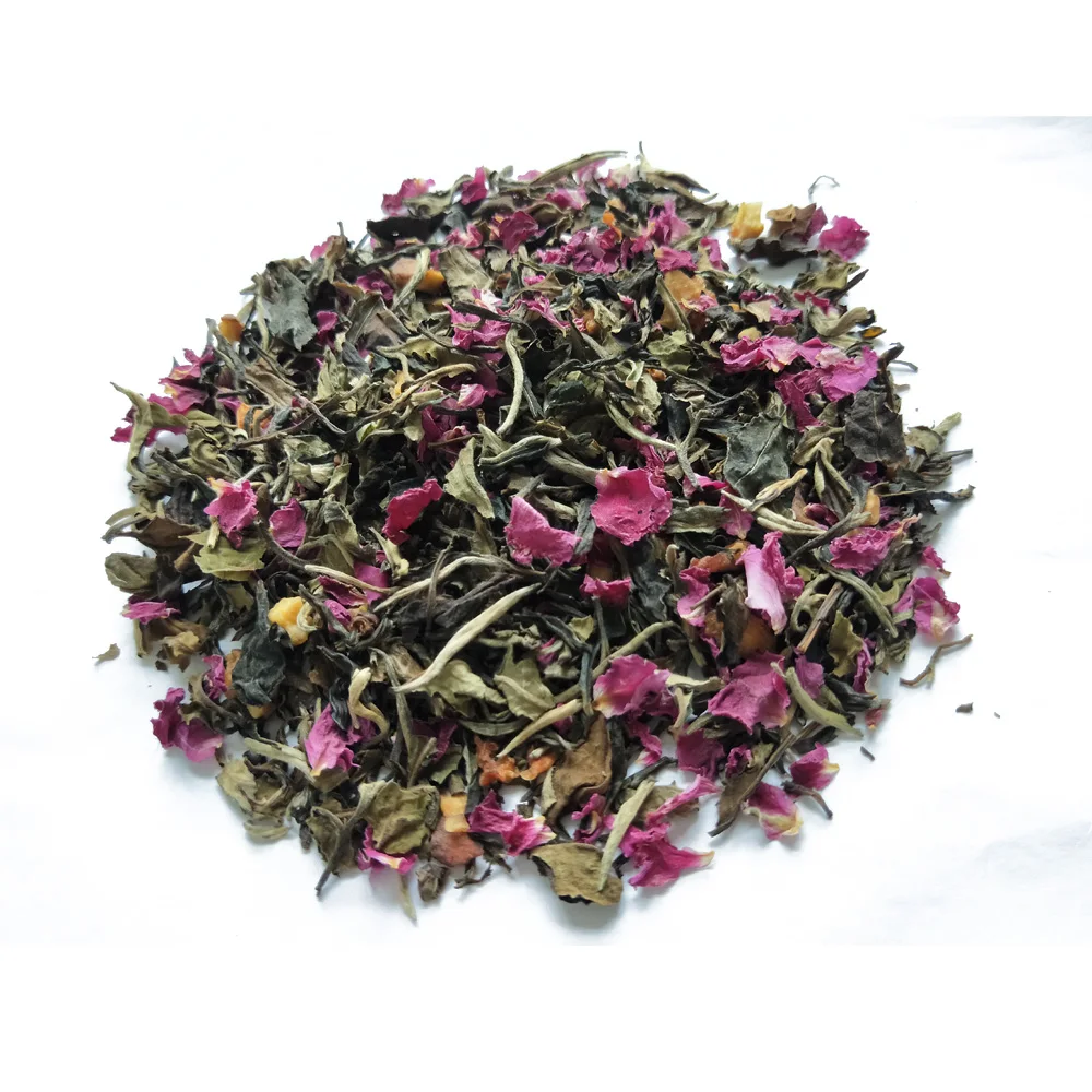 Japanese Sakura Camellia white tea dried flowers loose leaf Cherry White tea