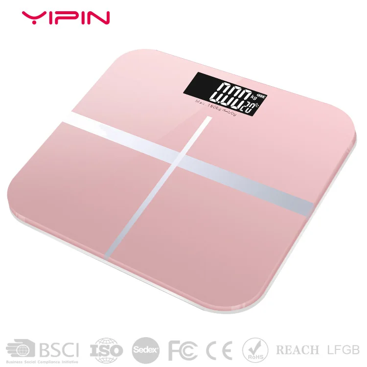 Hot Sale Custom Adult Personal Digital Bathroom Scale Electronic Body Weighing Scale for Humans