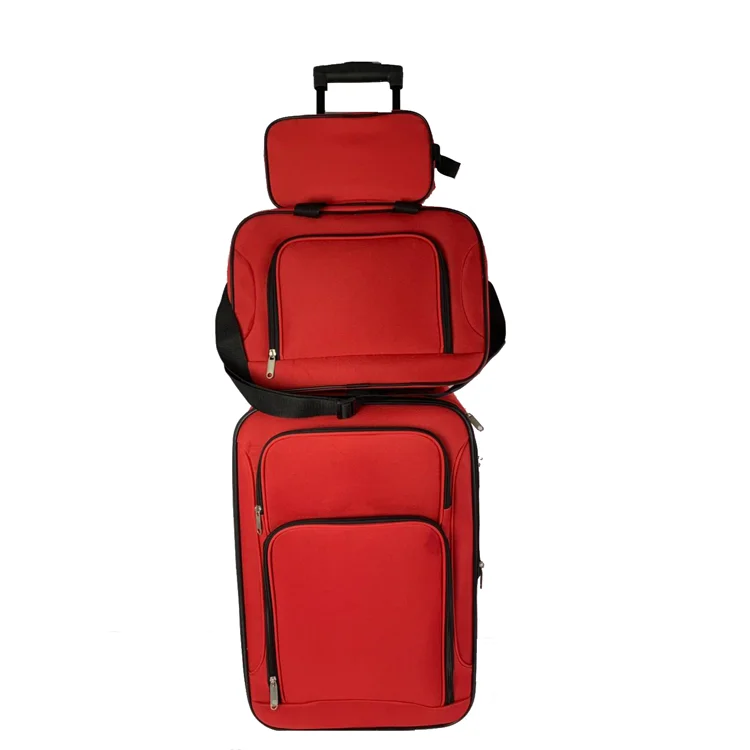 Hot selling suitcase supplier OEM custom factory travel bag trolley luggage set
