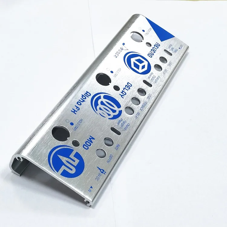  Алюминиевая алюминиевая передняя панель на заказ с ЧПУ для аудио пластина обработка окисления