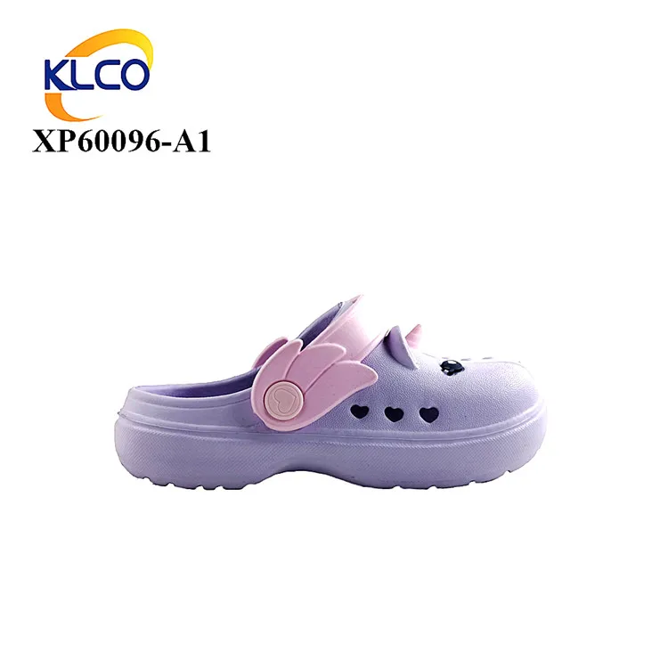 Дешевые детские сандалии; Оптовая продажа; Сандалии с единорогом из мультфильма; EVA; Садовая обувь; Сабо для девочек