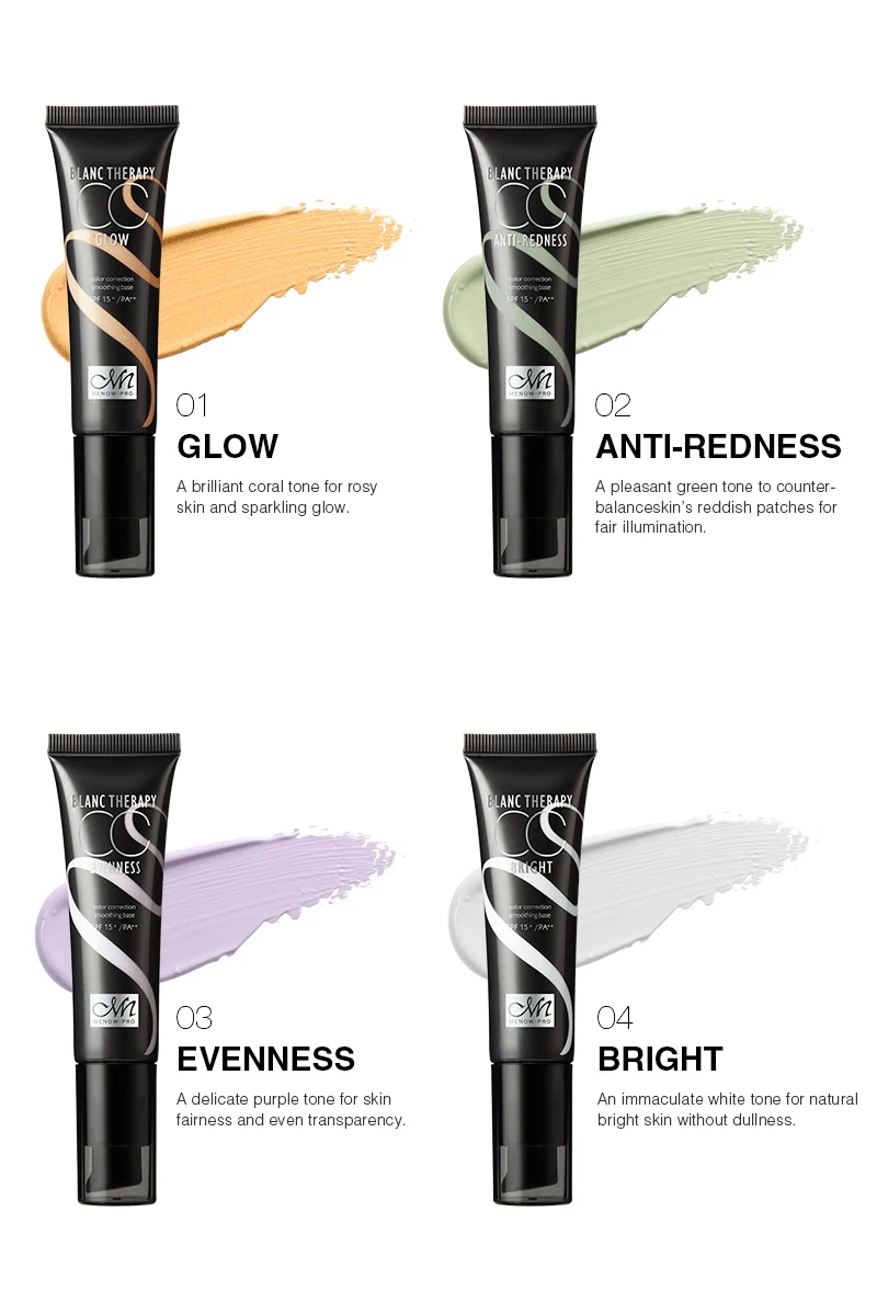 Menow Makeup F604 Waterproof Foundation Sunscreen CC Cream Tube