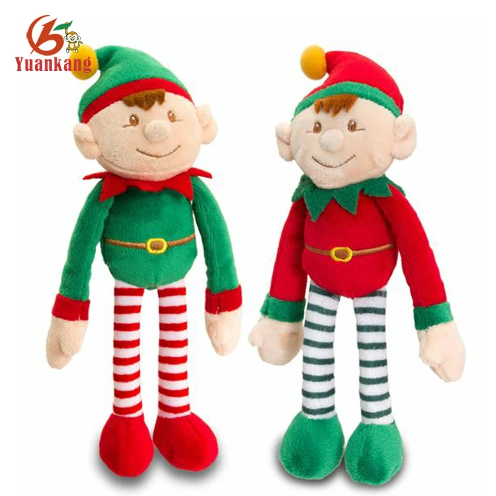 China Custom Mini Cute Plush Elves Soft Christmas Doll Plush Elf Toy
