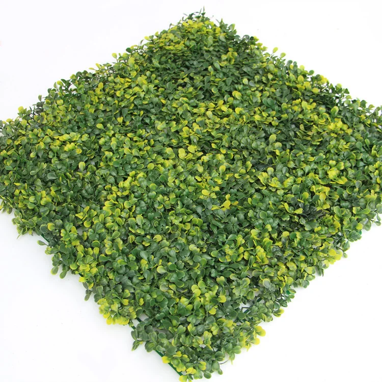 ZERO 50*50cm Wholesale Anti-UV faux boxwood backdrop outdoor artificial boxwood hedge