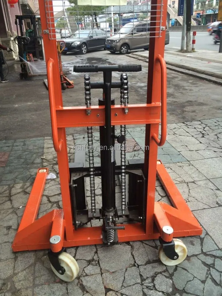 Ручной штабелер с широкими