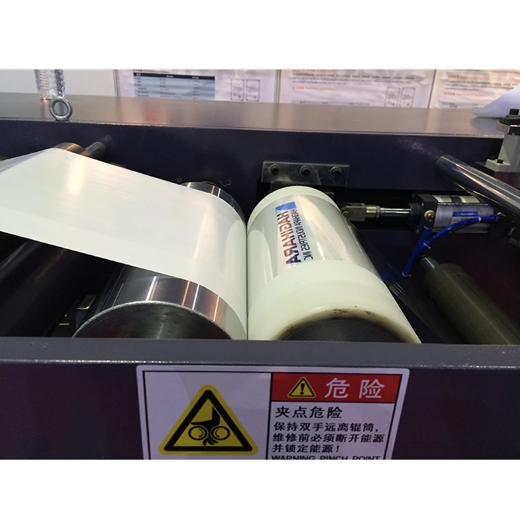 
Adhesive label hotmelt coating machine 1.1m stickers hot melt 