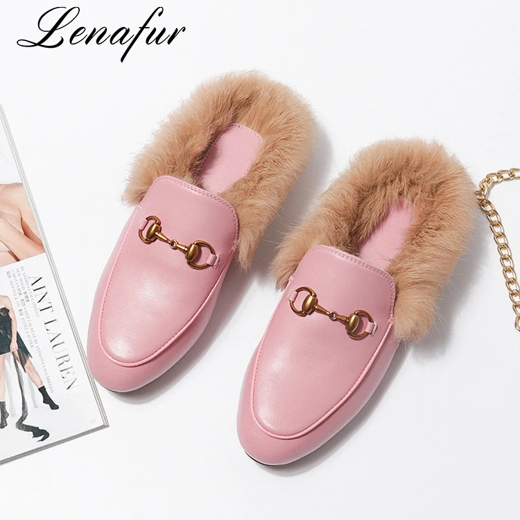 2018 китайский стиль Женская обувь на плоской подошве сандалии с мехом, вышивка дизайн из коровьей кожи тапочки сандалии