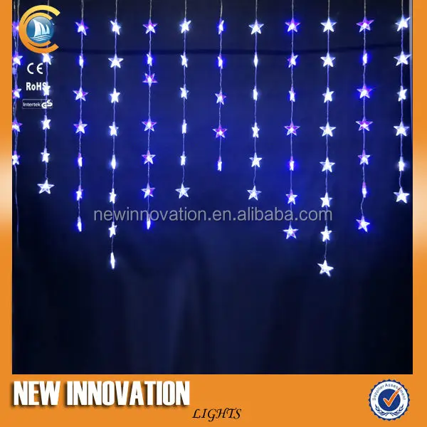 Пластиковые луна звезда занавес свет украшение партии