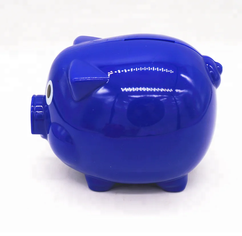
house money saving box/clear plastic coin banks/animal shape piggy banks 
