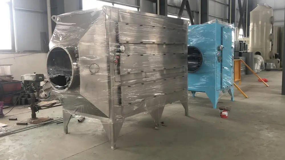 Industrial Waste Gas Treatment Stainless Steel Activated Carbon Adsorption Equipment Waste Gas Filter