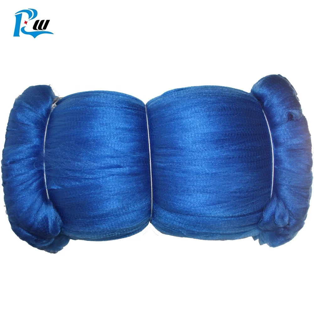Fishing Nets Blue Colour Africa Market Nylon Monofilament  0.11mm 7mmsq 800md