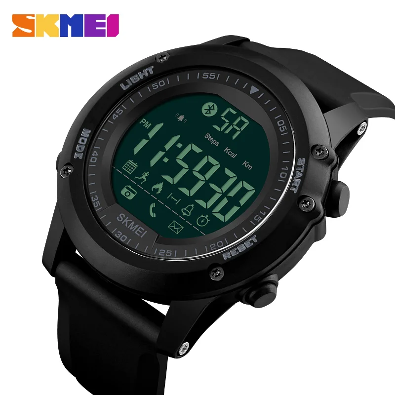 Factory Price Wholesale Men Digital Wristwatch Own Brand Skmei 1321 Sport Multifunction Smart Watch