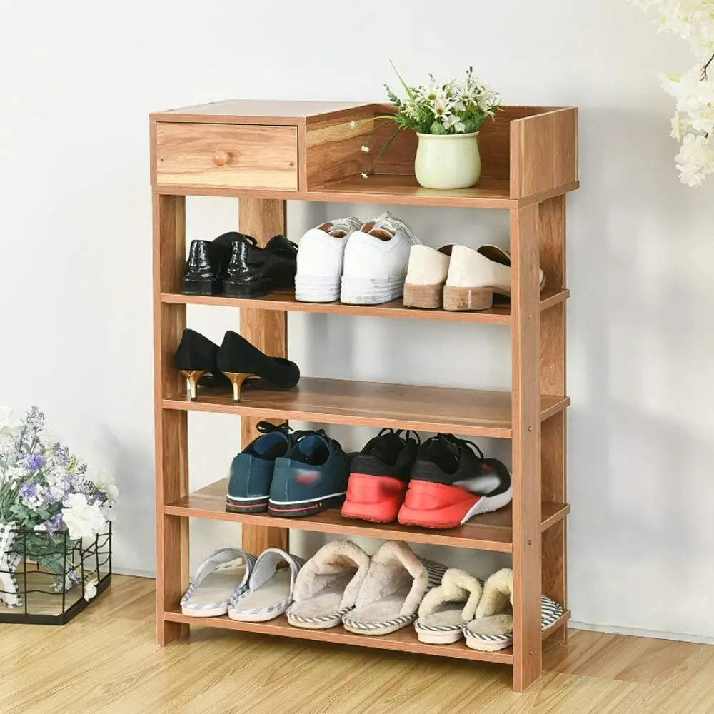 Стандартный размер деревянная витрина стойка для обуви органайзер экономия