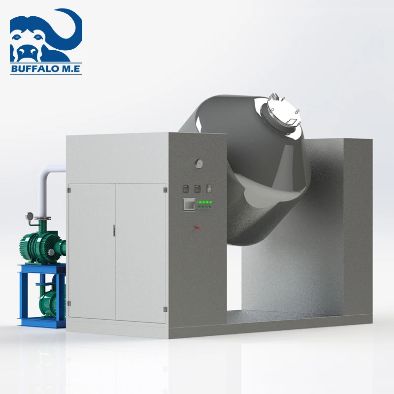 hot sale double cone vacuum powder drying machine