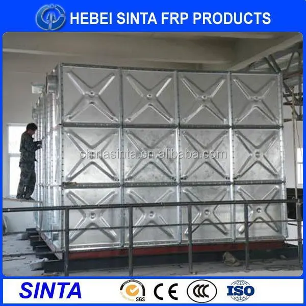 
galvanized steel water storage tank 100000 liter 