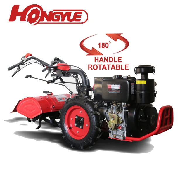 
Gasoline Diesel engine two wheel mini farm tractor for agriculture machinery equipment with tiller cultivator 