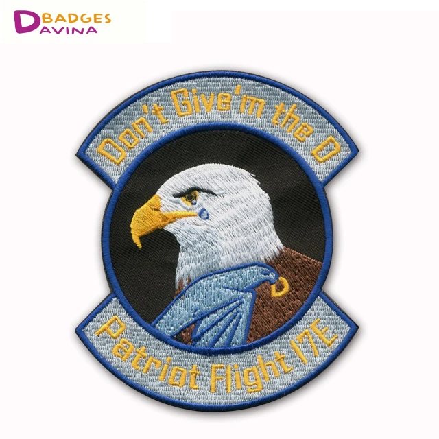 Factory wholesale jiu jitsu elephant blank taekwondo trucker fashion applique embroidery patch custom iron on patches