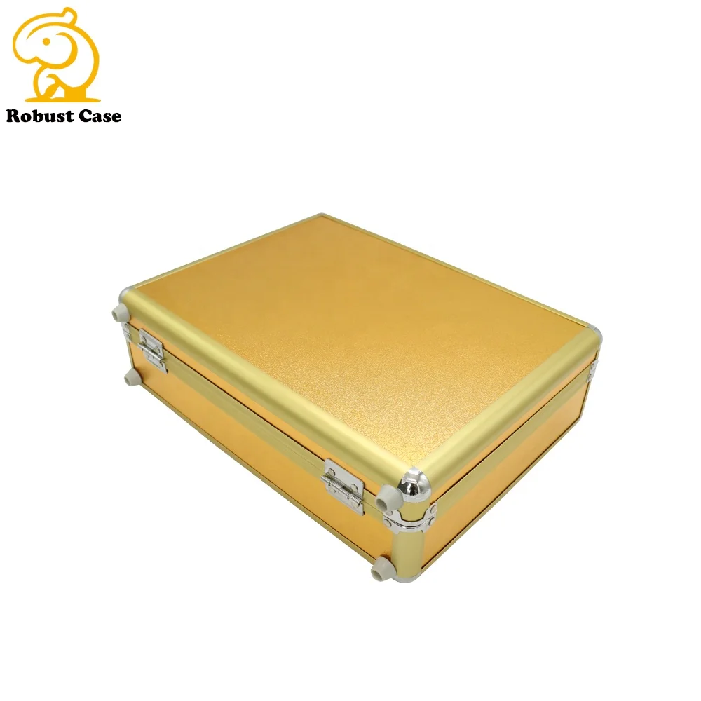 China wholesale colorful aluminum portable gold tool case for equipment