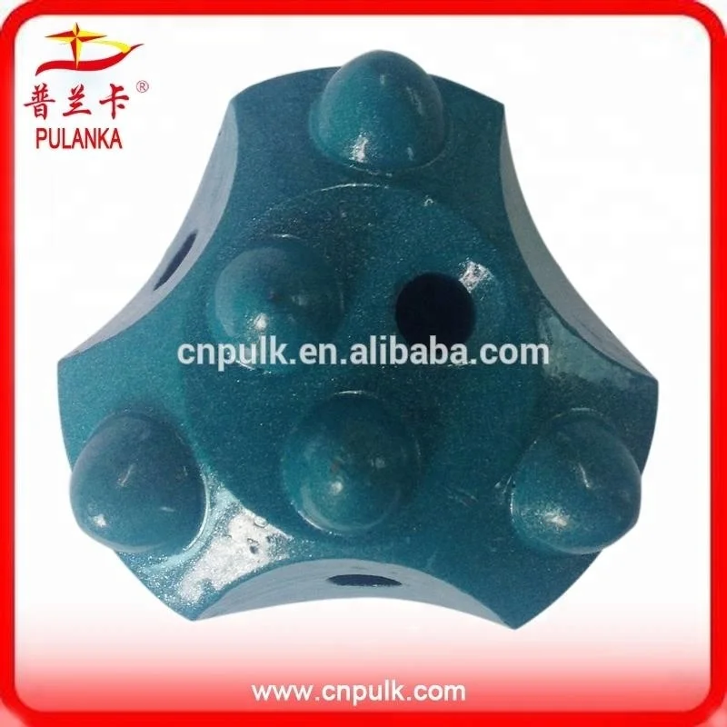 32mm~60mm 5tips 7tips 8tips tapered impact carbide button bit for drilling