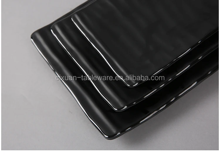 Melamine heated dinner plate for party buffet