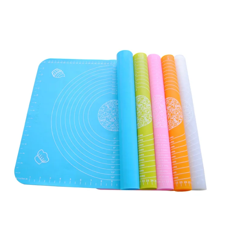 Non Stick Reusable Customized Silicone Baking Mat Fondant Silicone Pastry Mat Rolling Mat