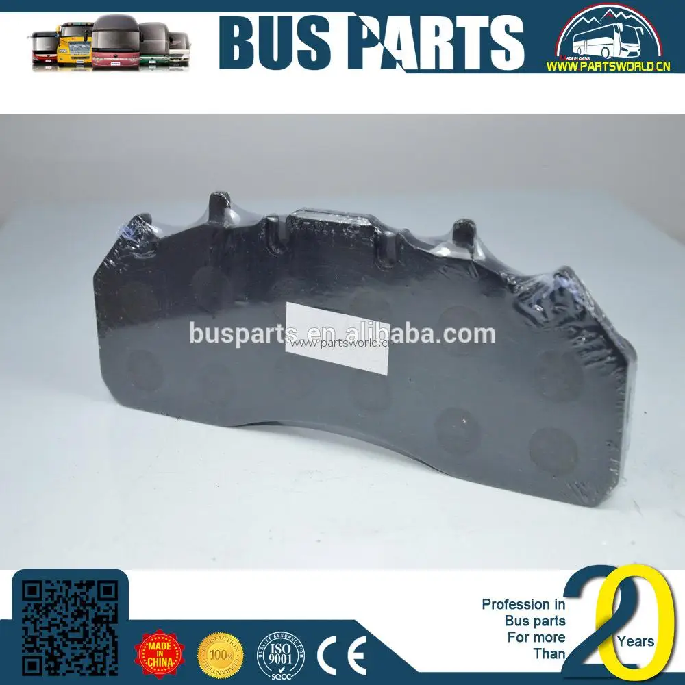 
KingLong parts, brake pad for chery qq bus truck higer spear parts 