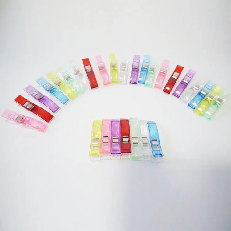 Sewing Craft Quilt Binding Plastic Clips Clamps Pack Storage Plastic Clip