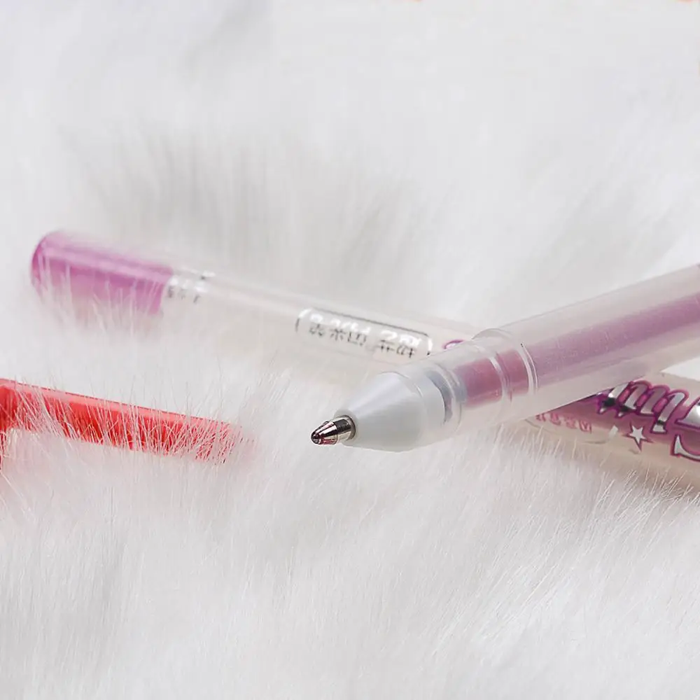 Chaue brand multi color gel pen set purple glitter gel ink pen for coloring