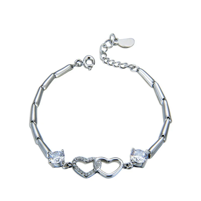 New Design 925 Sterling Silver CZ Diamond Moissanite Bracelet Bracelet for Women YJ001346