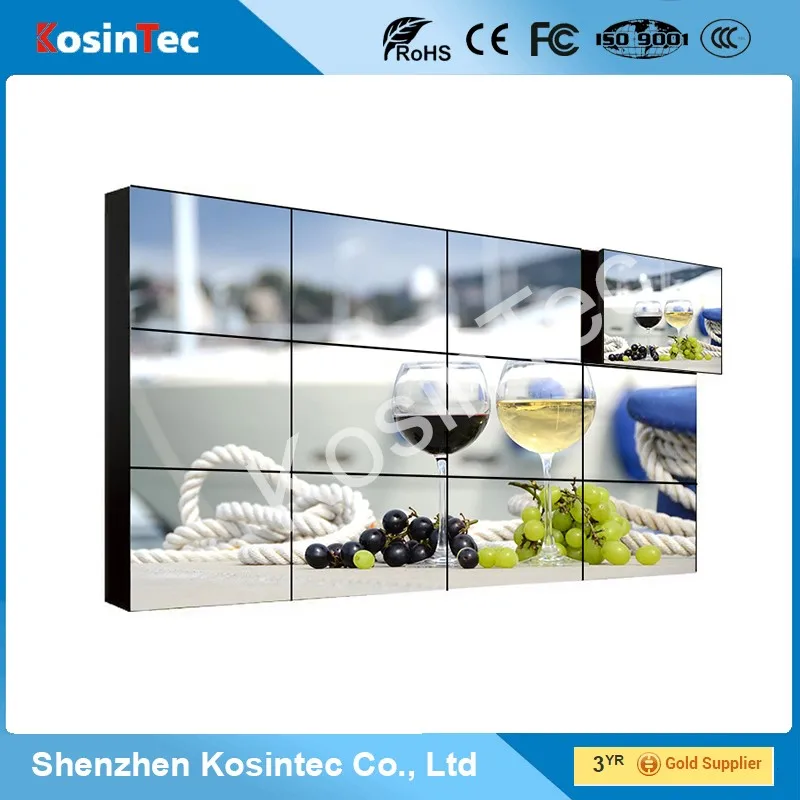 46 inch 3x3 narrow bezel lcd video wall with original new lcd panel