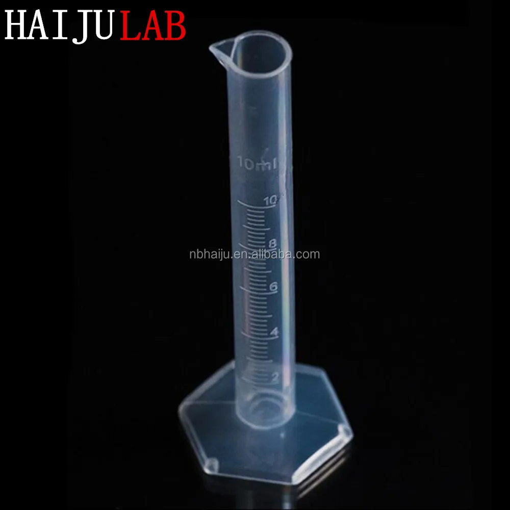 
Laboratory and chemical 10 Ml Graduated Plastic Measuring Jug Cylinder  (60754323296)