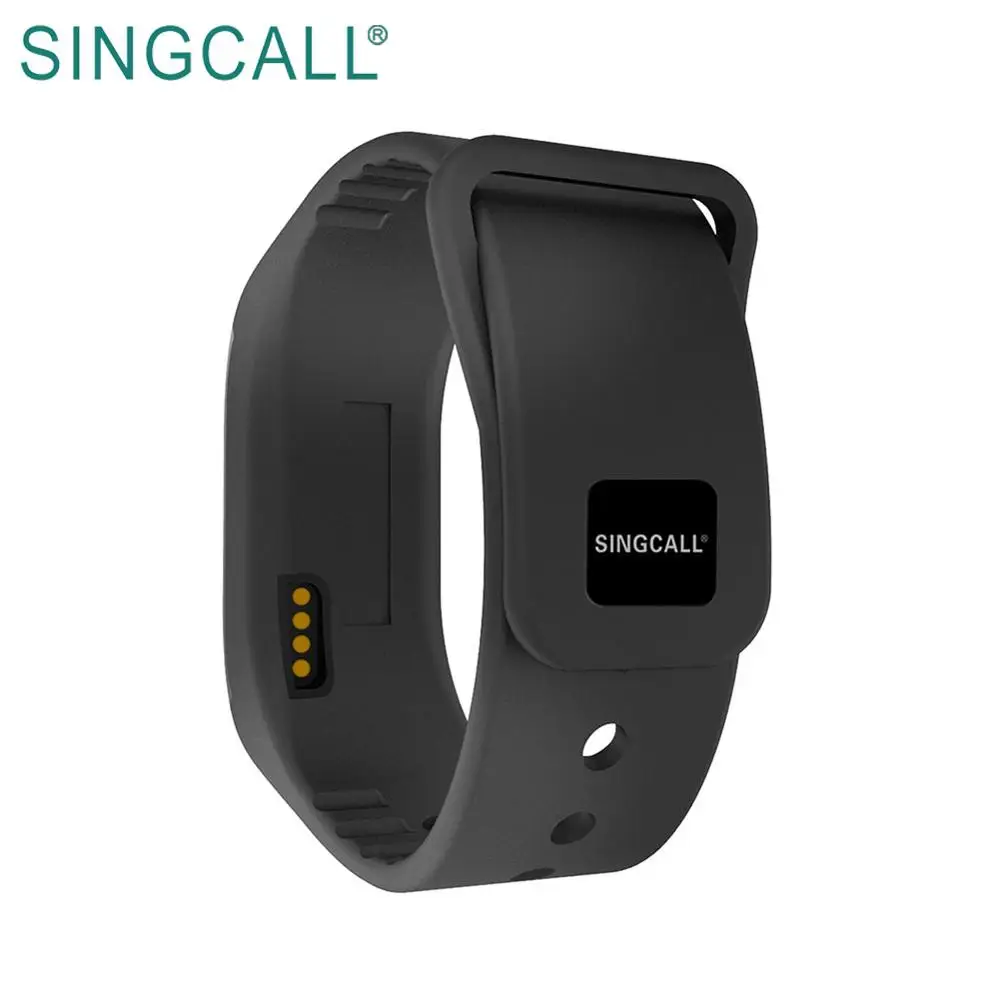 SINGCALL wireless pager vibrate wrist pagers watch service for restaurant
