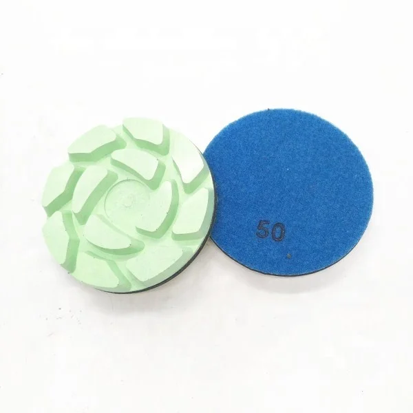 3inch Concrete floor polishing poure resin bond pads