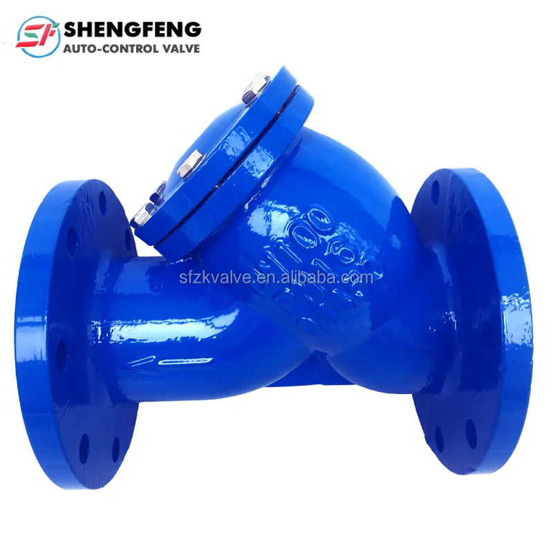 BS cast iron GGG50 DN100 PN16 Y filter strainer